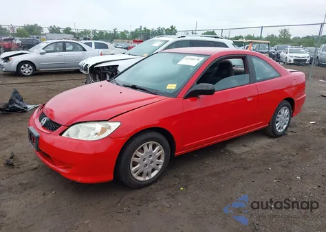 2005 Honda Civic Lx from USA, damaged, VIN 1HGEM21535L063407